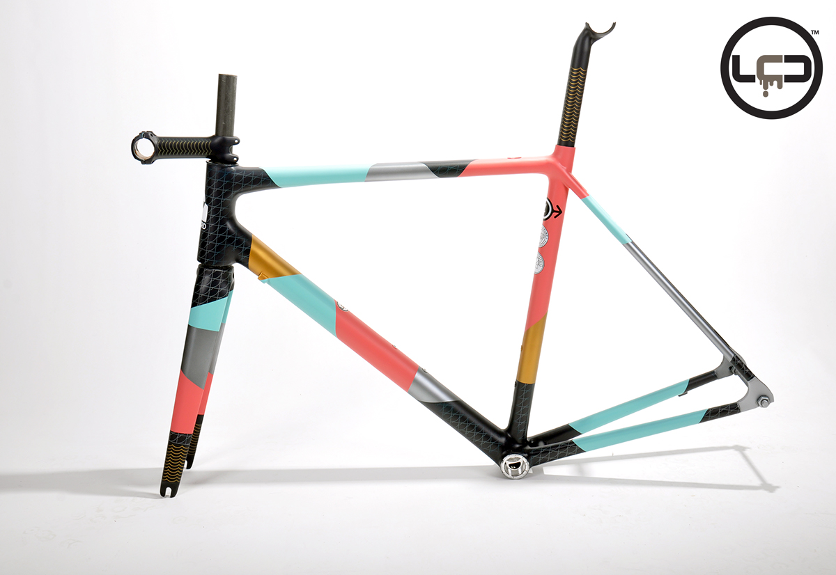 airbrush bike frame